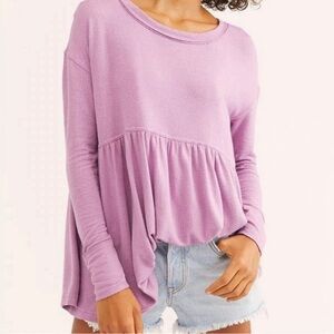New Free People Lilac Top